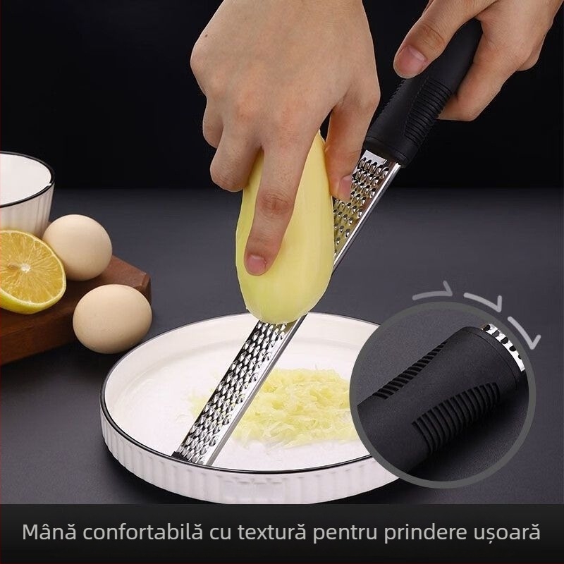 Răzătoare de brânză din oțel inoxidabil și zestier de lămâie – unealtă de bucătărie multifuncțională, posibilitatea imprimării logo-ului