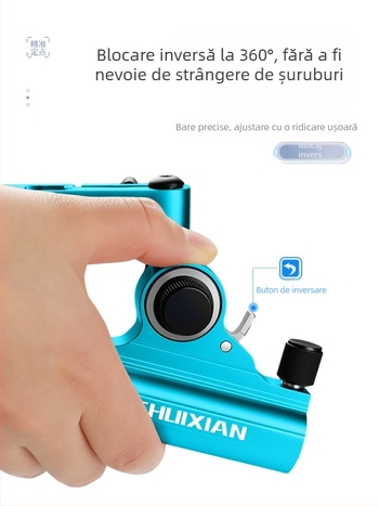 Accesorii pentru cutia de pescuit cu braț mecanic lung, tip inserție universal, aliaj aluminiu-magneziu, suport de colț pliabil