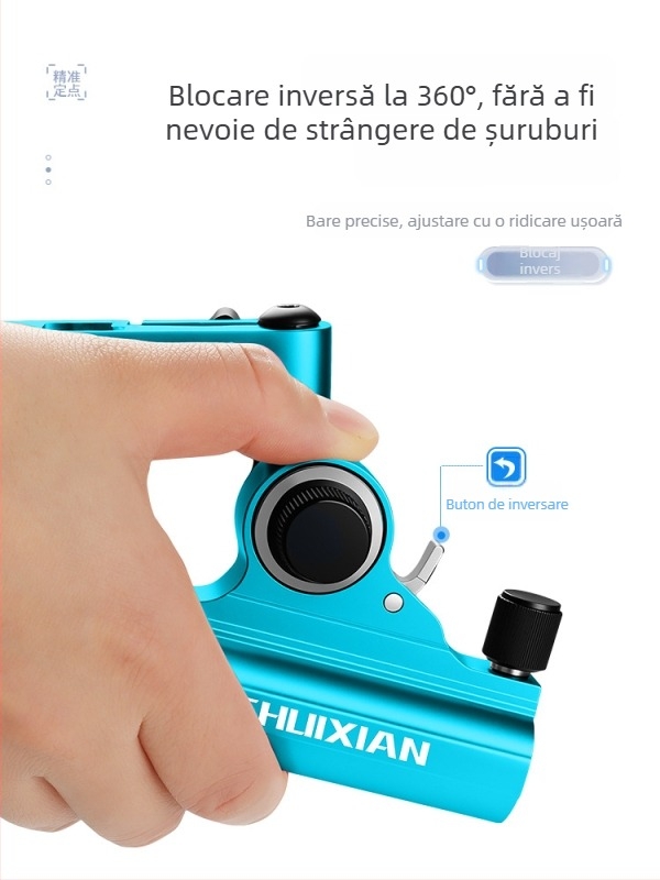 Accesorii pentru cutia de pescuit cu braț mecanic lung, tip inserție universal, aliaj aluminiu-magneziu, suport de colț pliabil