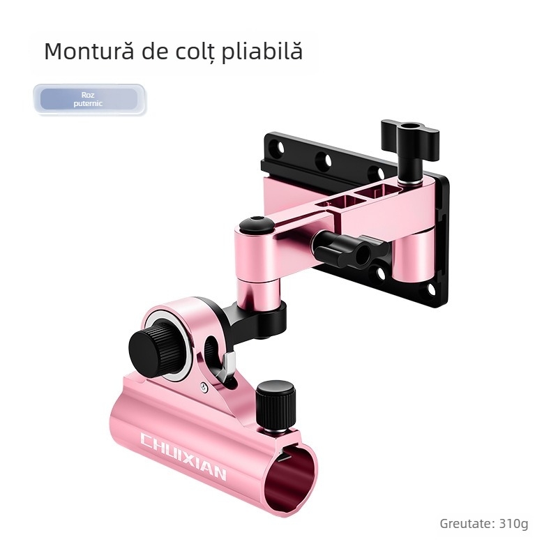 Accesorii pentru cutia de pescuit cu braț mecanic lung, tip inserție universal, aliaj aluminiu-magneziu, suport de colț pliabil