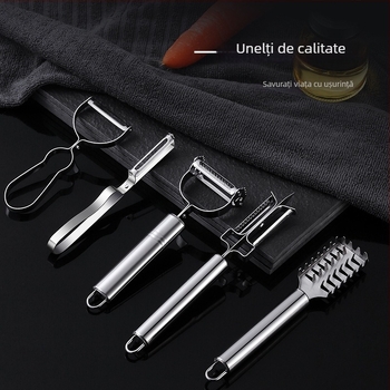 Curățător de legume din plastic tehnic, stil minimalist modern, lansat în 2020