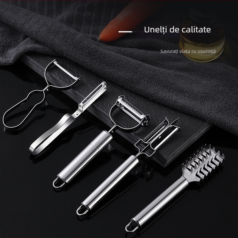 Curățător de legume din plastic tehnic, stil minimalist modern, lansat în 2020