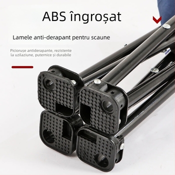 Scaun pliabil — oțel cu carbon înalt, portabil pentru exterior, personalizabil