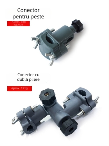 Suport universal dublu pentru cutia de pescuit, scaun și taburet — plastic, brand Fishing Shura