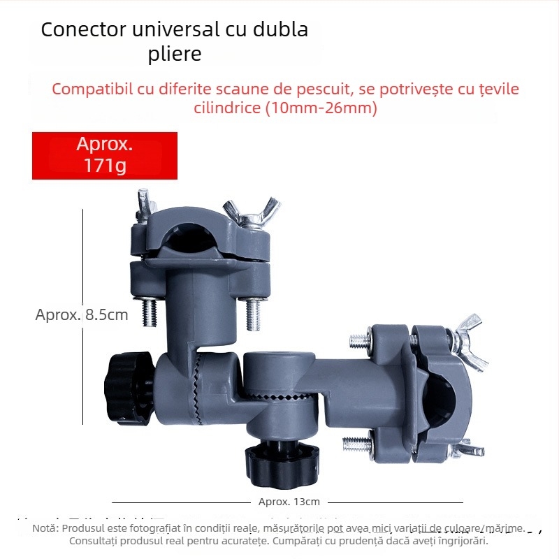 Suport universal dublu pentru cutia de pescuit, scaun și taburet — plastic, brand Fishing Shura