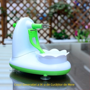 Curățător de mere manual, carcasă din ABS, Multifuncțional, Origine Ningbo
