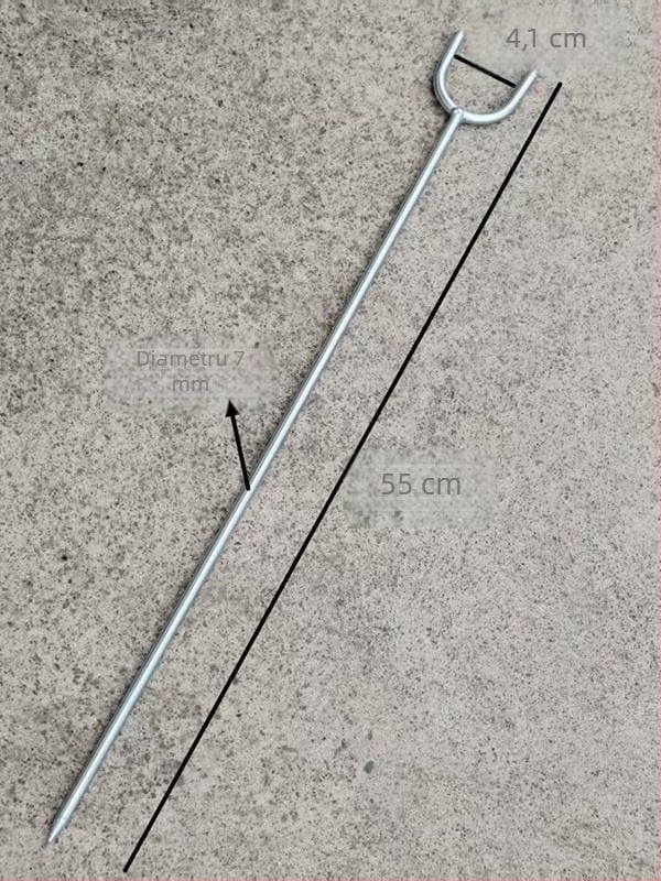 Suport pentru lansete de pescuit cu inserție în sol – metal Yingfeng, model 1004478436