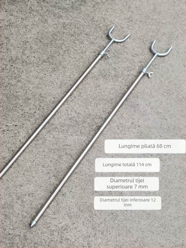 Suport pentru lansete de pescuit cu inserție în sol – metal Yingfeng, model 1004478436