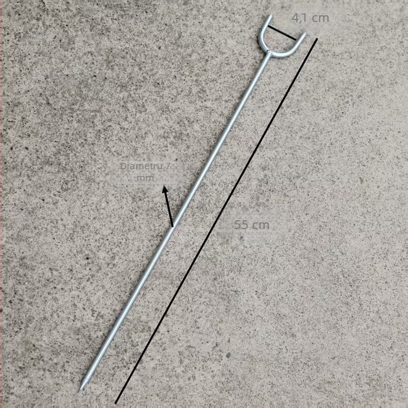 Suport pentru lansete de pescuit cu inserție în sol – metal Yingfeng, model 1004478436