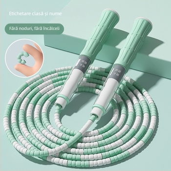 Coardă de sărit pentru copii, reglabilă, 2,8 m, material PP, pentru sporturi școlare