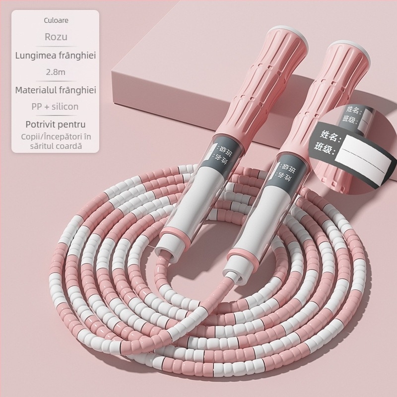 Coardă de sărit pentru copii, reglabilă, 2,8 m, material PP, pentru sporturi școlare