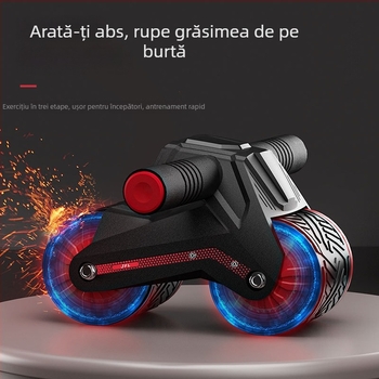 Roata abdominală cu revenire automată – aparat de antrenament pentru acasă, model 006, greutate 1100 g, specificații 24, materiale ABS, PP