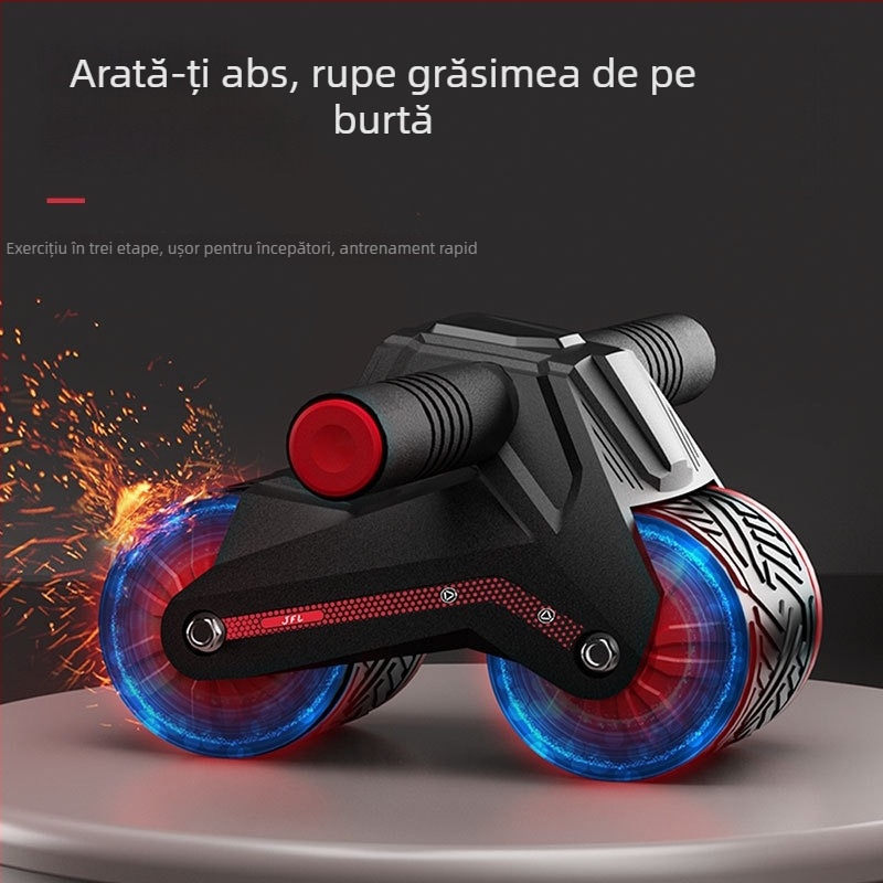 Roata abdominală cu revenire automată – aparat de antrenament pentru acasă, model 006, greutate 1100 g, specificații 24, materiale ABS, PP