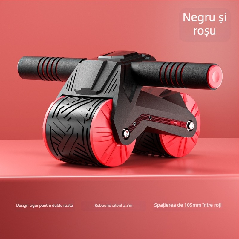 Roata abdominală cu revenire automată – aparat de antrenament pentru acasă, model 006, greutate 1100 g, specificații 24, materiale ABS, PP