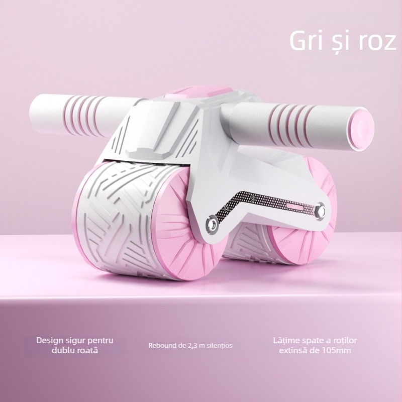 Roata abdominală cu revenire automată – aparat de antrenament pentru acasă, model 006, greutate 1100 g, specificații 24, materiale ABS, PP