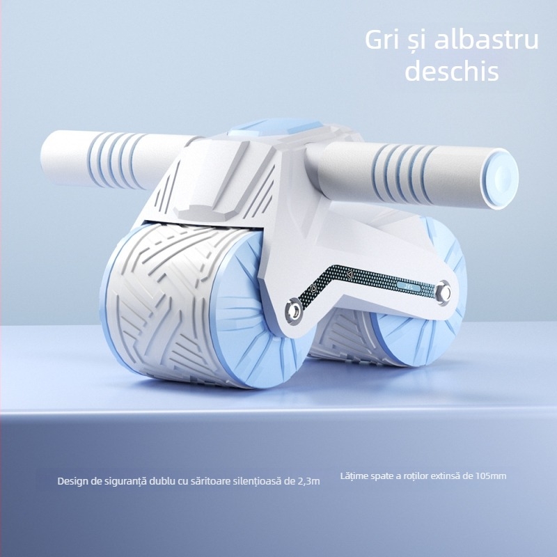 Roata abdominală cu revenire automată – aparat de antrenament pentru acasă, model 006, greutate 1100 g, specificații 24, materiale ABS, PP