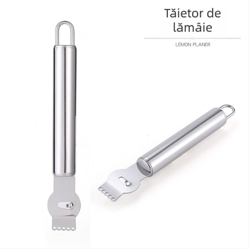 Răzuitor de lămâie din oțel inoxidabil, instrument de bucătărie multifuncțional, design modern minimalist