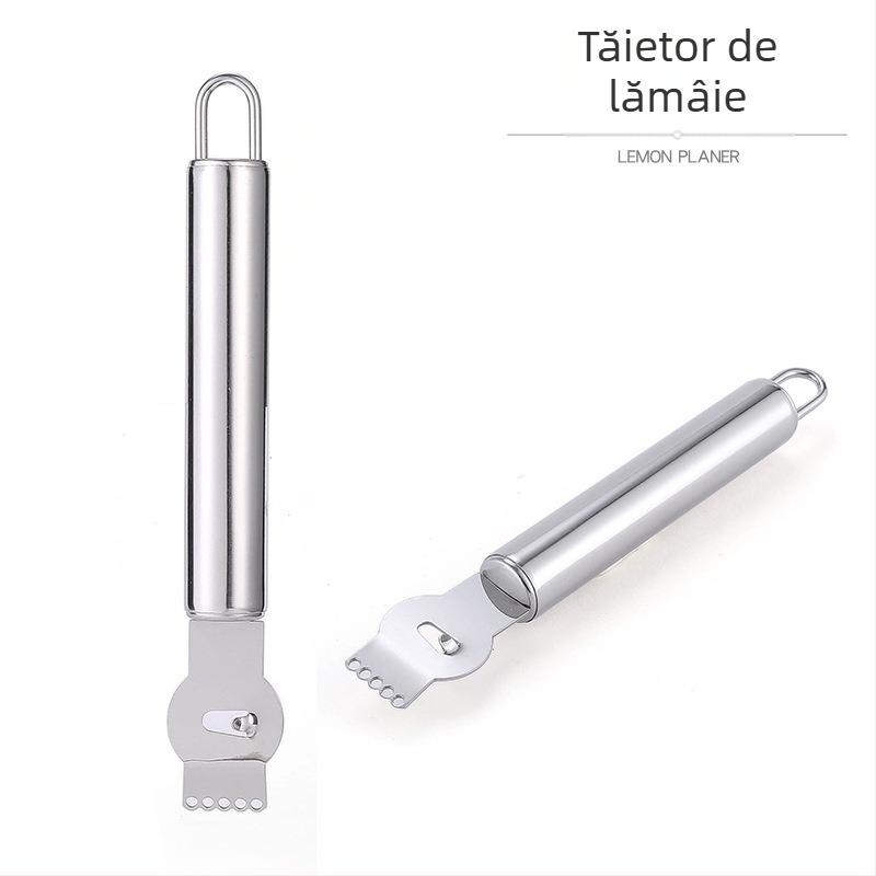 Răzuitor de lămâie din oțel inoxidabil, instrument de bucătărie multifuncțional, design modern minimalist