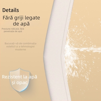 Perdea de duș - Poliester, Stil INS, Design personalizabil, Imprimare logo, Vianna