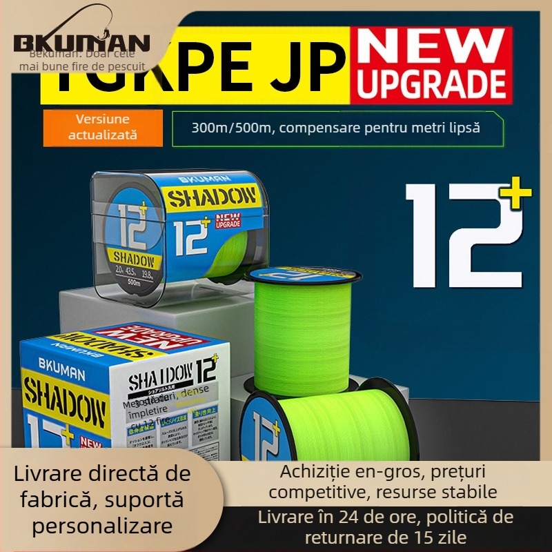 Linie principală – linie de pescuit PE de la Lian, rezistență 3–33 kg, pescuit marin, 50 bobine