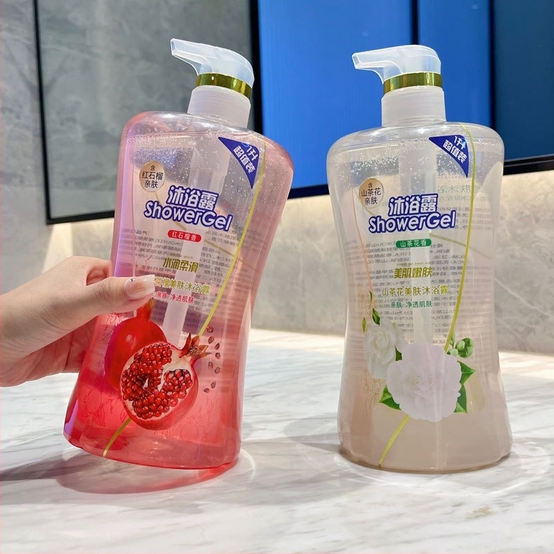 Duobiko gel de duș – set de baie 1000 ml, răcoritor, pentru familie, durată de valabilitate 3 ani