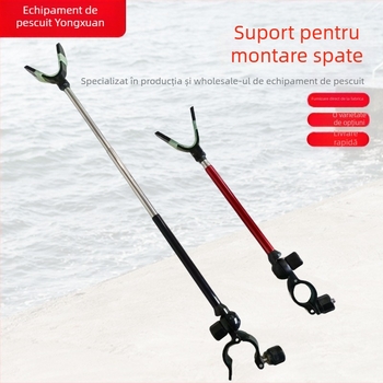 Suport pentru undiță cu montaj pe spate, din oțel inoxidabil, rotație multidirecțională, model 3, Yongxuan