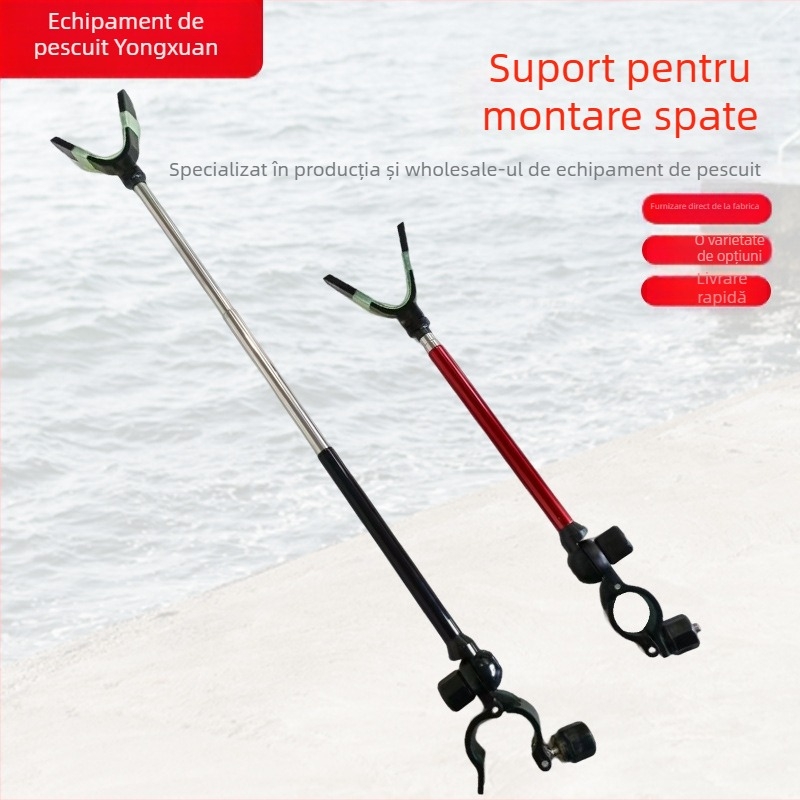 Suport pentru undiță cu montaj pe spate, din oțel inoxidabil, rotație multidirecțională, model 3, Yongxuan