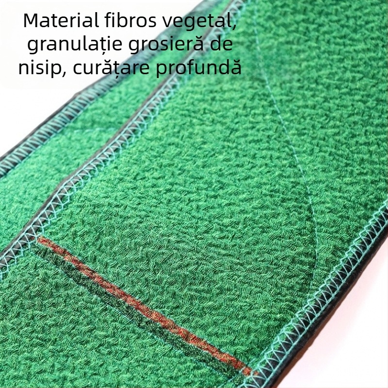 Prosop de exfoliere pentru spate – textură aspră, material Rayon, pentru adulți