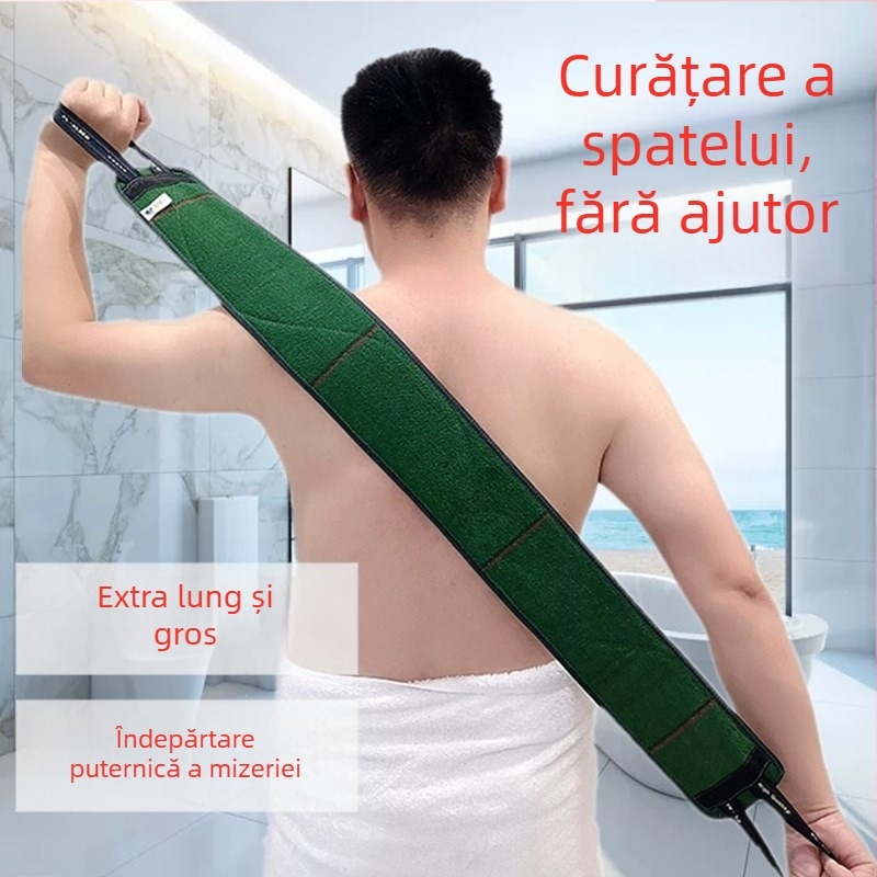 Prosop de exfoliere pentru spate – textură aspră, material Rayon, pentru adulți