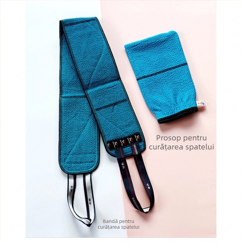 Prosop de exfoliere pentru spate – textură aspră, material Rayon, pentru adulți