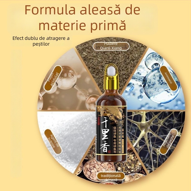 Aditiv atractant pentru crap și caras, bazat pe apă, concentrație înaltă, aromă musk