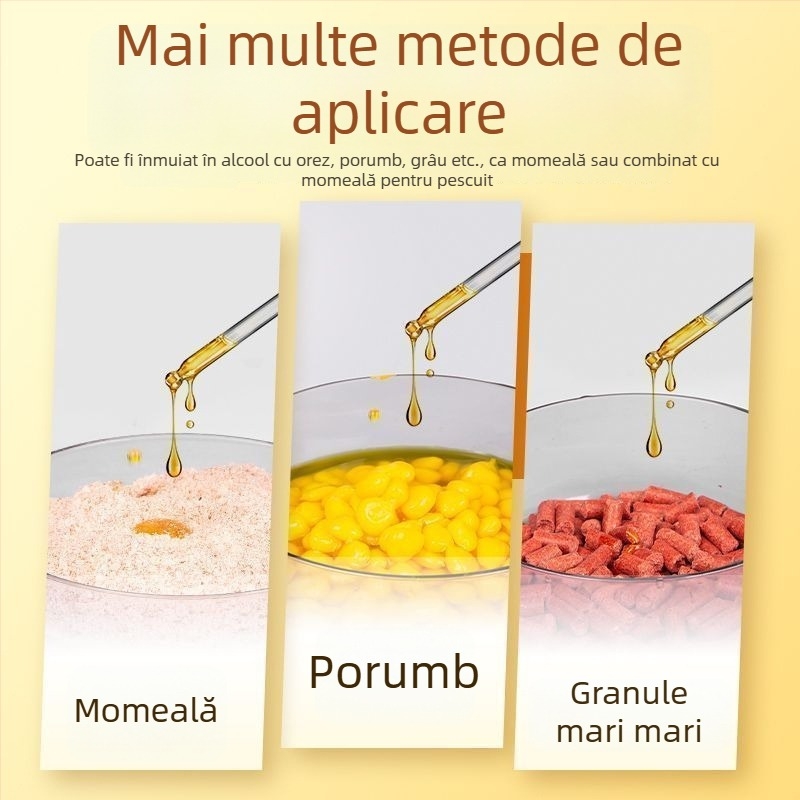 Aditiv atractant pentru crap și caras, bazat pe apă, concentrație înaltă, aromă musk