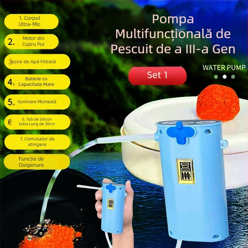 Pompa de apă inteligentă cu senzor pentru pescuit în aer liber – pompă electrică, ABS, Brand: Billion war lion