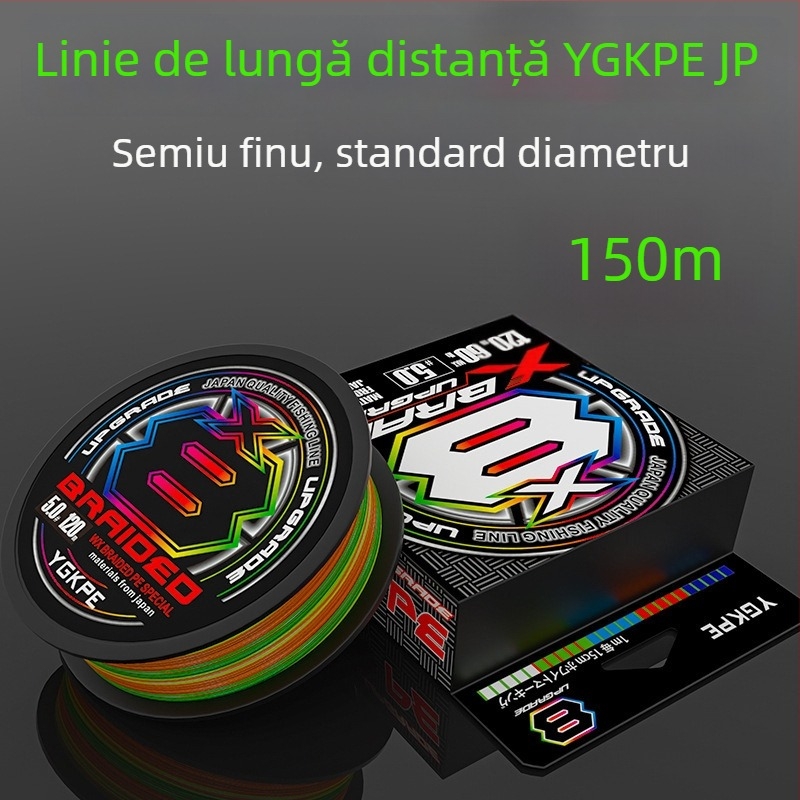 BKUMAN Linie principală PE, 8 fire, 3-33 kg test, aruncare la distanță