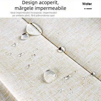 Set perdele de duș pliabile cu magnet, fără găuri, țesătură impermeabilă din in, duș curbat pentru cadă și toaletă, separare uscat-umed