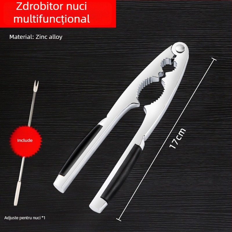 Unealtă de crăpare și decojire a nucilor: nuci, semințe de pin și alune — brand Unique, design modern minimalist, lansată în 2019, neimportată, material: altul.