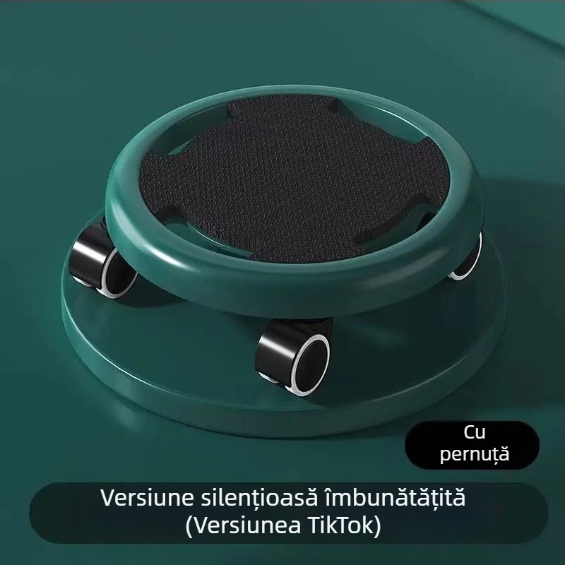Disc abdominal cu patru role, fără pliere, antrenament silențios pentru abdomen