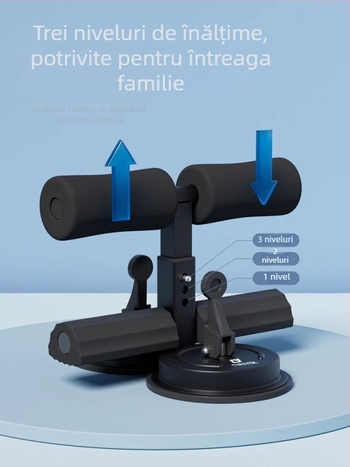 Orvanda Ajutor Sit-Up – Non-pliabil, cu ventuză pentru fixarea piciorului, pentru acasă și sală de sport