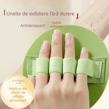 Perie de duș pentru masaj, siliconică, exfoliere puternică, nedureroasă și durabilă, utilizare universală.