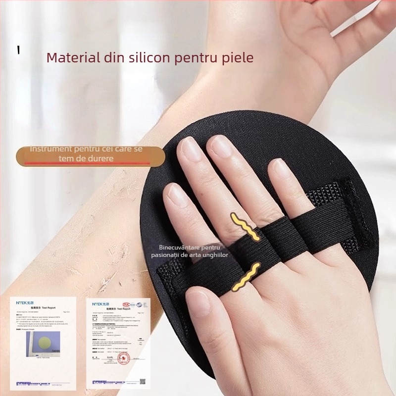 Perie de duș pentru masaj, siliconică, exfoliere puternică, nedureroasă și durabilă, utilizare universală.