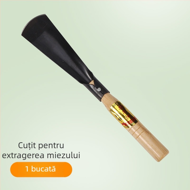 Cuțit special jackfruit pentru deschiderea, curățarea și îndepărtarea miezului – lamă metalică, Toyokawa, logo personalizabil, design modern minimalist