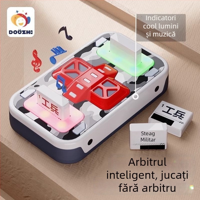 Funny plastic – șah militar inteligent pentru copii – joc de masă pentru dezvoltare intelectuală