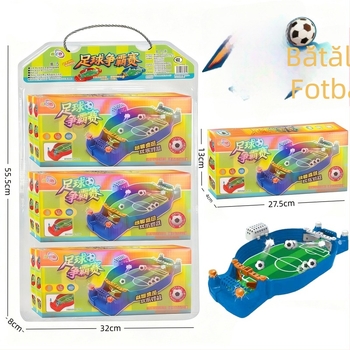Joc de fotbal pe masă pentru mai mulți jucători — competitiv, din plastic, dezvoltă coordonarea mână-ochi și abilitățile cognitive, 14+