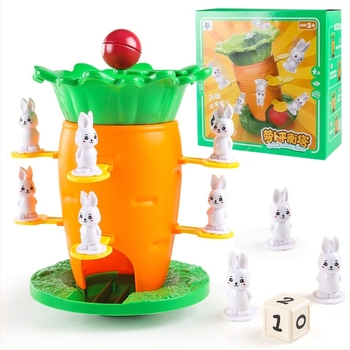 Turn de Echilibru pentru doi - Joc de masă educațional pentru copii 4–6 ani, din plastic