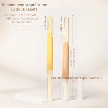 Trimer dublu pentru sprânene pentru bărbați și femei (Brand: guoxiaoniu; Material: oțel inoxidabil și ABS; Origine: Hubei; Clasificare: cuțit de tuns sprânene)