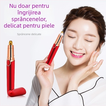 Trimmer electric pentru sprâncene - alimentare USB - fără pliere - pentru uz casnic - universal