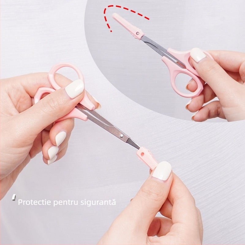 Foarfecă pentru sprâncene Shuangling, oțel inoxidabil, pentru uz zilnic