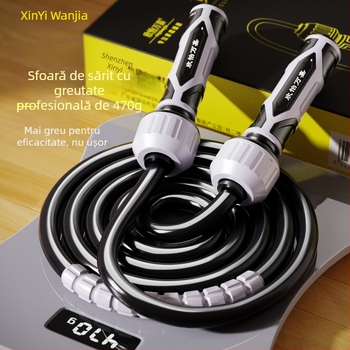 Sfoară de sărit pentru bărbați – grea, groasă, PU, pentru arderea grăsimilor și antrenament de fitness pentru adulți