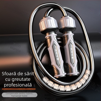 Sfoară de sărit pentru bărbați – grea, groasă, PU, pentru arderea grăsimilor și antrenament de fitness pentru adulți