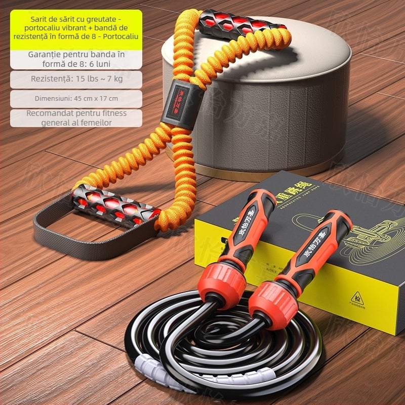 Sfoară de sărit pentru bărbați – grea, groasă, PU, pentru arderea grăsimilor și antrenament de fitness pentru adulți